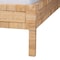 Bali & Pari Kalimantan Natural Rattan Bed - Coastal Boho Style Bed Frame with Woven Detailing, Queen 266-14506-ZORO - alternate 2