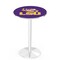 Holland Bar Stool Co 42" Chrome Louisiana State Pub Table, 36" dia. Top L214C4236LaStUn - alternate 1