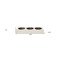 Homeroots Distressed White 3 Hole Cheese Mold Candle Holder 416256 - alternate 2