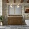 James Martin Vanities Brookfield 60 in. Double Vanity, Honey Oak w/ 3 CM Lime Delight Silestone Top 547-V60D-HNO-3LDL - alternate 2