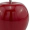 Homeroots 11" Red and Silver Aluminum Decorative Apple 354600 - alternate 2