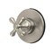 Kingston Brass Single-Handle Six-Way Diverter Valve with Round Trim Kit, Brushed Nickel KS4038AX - alternate 1