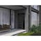 Vdomdoors Aluminum Door Iron 0255 Black Entry Steel Metal Classic Painted 48 x 96 (36+12 x 80+16)-Left Inswin IRON0255EXD-BLK-W36+12xH80+16-LH-I - alternate 2
