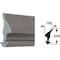 Prime-Line Vinyl Glazing Spline, Gray, .160 x .445-In. P 7786 - alternate 2