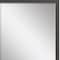 Homeroots 51" Dark Brown Solid Wood Framed Accent Mirror 632830 - alternate 2