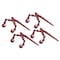 Mytee Products 3/8in - 1/2in Heavy-Duty Lever Load Chain Binder for G70 Chain - 9,200 lbs WLL, 4PK CBLS38x4 - alternate 3