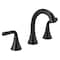 Delta Kayra Two Handle Widespread Pull-Down Bathroom Faucet Matte Black 3533LF-BLPDMPU - alternate 2