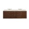 James Martin Vanities Amberly 72" Double Vanity, Mid-Century Walnut, w/ 3 CM Siberian Silestone Top 670-V72-WLT-3SFR - alternate 2