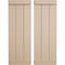 Ekena Millwork Rustic Three Board Joined Board-n-Batten Sandblasted Faux Wood Shutters w/End Batten, 16 1/2"Wx44"H SHUBJE16X44SDPR - alternate 1