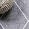 Jonathan Y Cole Minimalist Diamond Trellis Gray/White 5 ft Round Area Rug SEU102F-5R - alternate 2