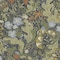 A-Street Prints Elise Indigo Nouveau Gardens Wallpaper 4080-83102 - alternate 1