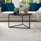 Homeroots 33" Black Steel Round Coffee Table 520921 - alternate 3