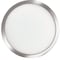 Bulbrite 7" Round 10.3-W 3000K LED Flush Mount Light, 1150 Lumens, Nickel Finish 773606 - alternate 1