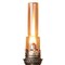 Kings County Tools Oil Lamp 9 in Tall Lantern with Antique-Style Nickel Body & Glass Chimney Decorative Kerosene GW78A05-22 - alternate 2