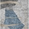 Homeroots 10' X 14' Blue Gray And Charcoal Abstract Washable Indoor Outdoor Area Rug 587577 - alternate 2
