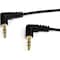 Startech.Com 6 ft Slim 3.5mm Right Angle Stereo Audio Cable - M/M MU6MMS2RA - alternate 1