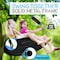 Serenelife 40 Inch Giant Outdoor Saucer Tree Swing with Hang Kit and Center Spinner SLSWNG102 - alternate 2