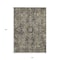 Homeroots 10' X 14' Taupe and Dark Taupe Oriental Washable Non Skid Indoor Outdoor Area Rug 563798 - alternate 2