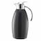 Service Ideas Nicollet Series 1.5-Liter Stainless Vacuum Insulated Carafe with Push Button Lid in Radiant Black NIC15BSPBBL - alternate 2