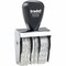 Trodat Size 2 Rubber Date Stamp, Date Stamp, 0.19in Impression Length, 4 Bands, Gray, Rubber, Steel RD020 - alternate 2