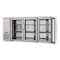Koolmore 72in Commercial Back Bar Cooler in Silver With Side Condenser and LED Lighting, 18 Cu. Ft Capacity KM-BC-3GD-SCSS - alternate 2