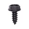 Auveco Hex Washer Head Tapping Screw #10 x 1/2in Black. Oxide, 100PK 16149 - alternate 1