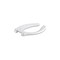 Kohler Stronghold Elongated Open Front Toilet Seat with Self-sustaining Check Hinge in White K-4731-SC-0 - alternate 2