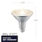 Bulbrite 120-Watt Equivalent Dimmable Flood PAR38 Medium E26 LED Light Bulb, 2700K, 2PK 861792 - alternate 2