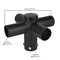 J&H Led J&H LED 90-Degree Quad Spoke Tenon Adapter, 4-Head Pole Mount, Bronze JH-1QSB90-54C - alternate 2