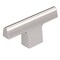 Amerock Riva 2-1/2 in 64 mm Length Polished Nickel Cabinet Knob BP55361PN - alternate 1