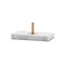 Jonathan Y Haines 26" Modern Circle Marble/Metal LED Table Lamp, Gold JYL1096A - alternate 2