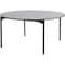Iceberg Maxx Legroom Folding Table, Grey Top, Charcoal Frame, 60 in Dia x 29.5 in H 65867 - alternate 1