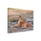 Trademark Fine Art Outdoor Canvas Art - David Stribbling 'Lion Cub Resting' Wall Art for Patios, or Gardens GRL00312-OC1419WR - alternate 1