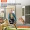 Vevor Dog Door for Sliding Glass Door75 7/8"-80 11/16" Adjustable Height Doggy Door , L-Size CWM03-L - alternate 2