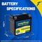 Goodyear GYTX5L - 12 Volt 5 AH, 80 CCA, Rechargeable High-Performance, SLA - AGM Battery GY4140756 - alternate 2