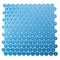 Apollo Tile Cerulean Blue 12 in x 12 in Glass Glossy Floor and Wall Mosaic Tile 5 sqft/case, 5PK APLPN88143A - alternate 1