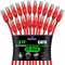Maximm Cat6 Ethernet Cable 3ft 10Gbps 550MHz UTP, 20PK, Red, 20PK CAT6CCA-3RD-20PK - alternate 1