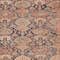 Homeroots 9' X 12' Terra Cotta And Charcoal Damask Washable Indoor Outdoor Area Rug 603393 - alternate 2