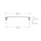 Richelieu 7 9/16-inch (192 mm) Center to Center Brushed Nickel Contemporary Cabinet Pull BP7345192195 - alternate 2
