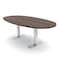 Skutchi Designs 6 Person Conference Table With Power Unit | 6' Boval Table | Harmony Series HAR-BOVL-48X72-T-H3041-NA - alternate 1