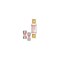 Ferraz Shawmut 1.06in x 4.63in, 600 VAC/300 VDC, 90 A, 200 kA AC/100 kA DC Interrupt, GMG Body, Silver Plated A4J90 - alternate 2