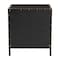 Baxton Studio Laura Vintage Black Canvas 2-Drawer End Table Trunk 251-13910-ZORO - alternate 2