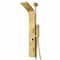 Anzzi Aura 39in Jetted Full Body Shower Panel System in Brushed Gold, Rainfall Showerhead and Spray Wand SP-AZ078BG - alternate 1