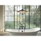 Z-Lite Rialto 5 Light Pendant, Matte Black Outer, Signature Rubbed Brass Inner, 22 In W x 14.5 In H 1953-22MB - alternate 2