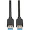 Eaton EATON USB 3.0 Superspeed A To A Cable For USB 3.0 All-in-one U325-010 - alternate 1