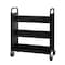 Hirsh Hirsh Double-sided Mobile Book Cart for Schools, Black 21786 - alternate 3