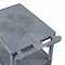 Luxor Utility Cart with Lipped Plastic Shelves, Polyethylene, 300 lb Load Capacity, 2 Shelves, 24 in L HE32-G - alternate 2