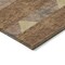 Homeroots 8' X 10' Orange Wheat And Taupe Southwestern Washable Indoor Outdoor Area Rug 613942 - alternate 2