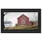 Homeroots The Quilt Barn 1 Black Framed Print Wall Art 404603 - alternate 1
