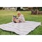 Picnic Time Family Of Brands Blanket Tote Outdoor Picnic Blanket, Neutral Plaid 820-00-290-000-0 - alternate 2